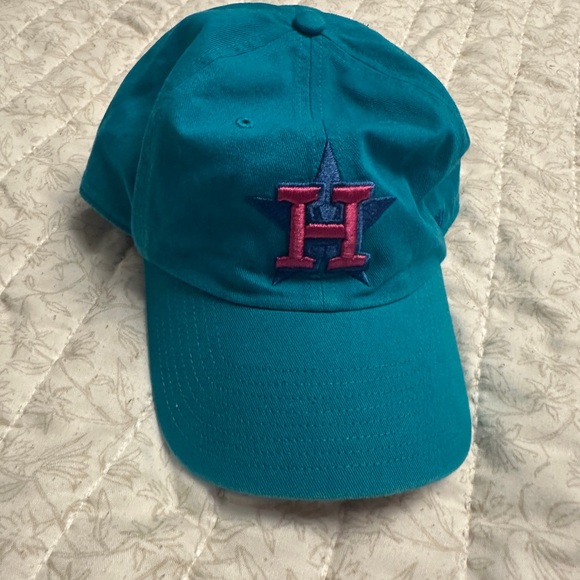 Teal and Pink Houston Astros ‘47 baseball - Picture 2 of 4